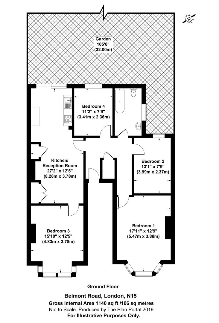 4 bedroom Flat for rent